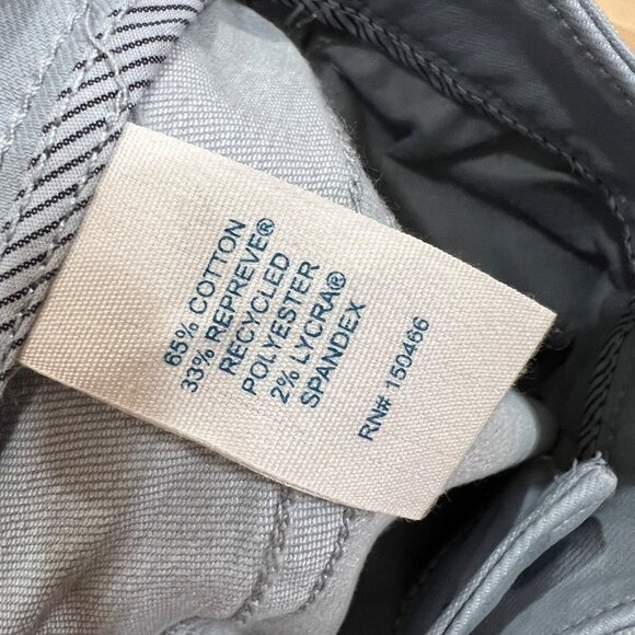 Market & Spruce Flat Front Cotton Blend Shorts Light Blue Size 8 NWT - Picture 6 of 8